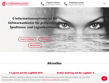 Tablet Screenshot of c-logistic.de